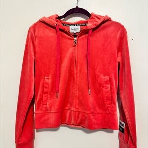 Juicy Couture Coral Velour Jacket